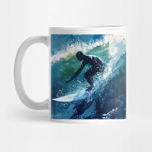 Surfer painting Mug